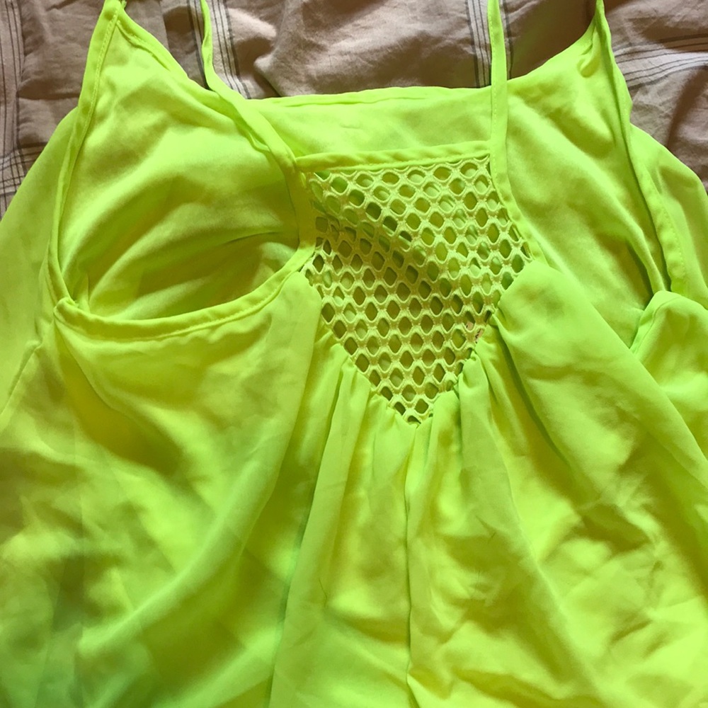 Lime green tank